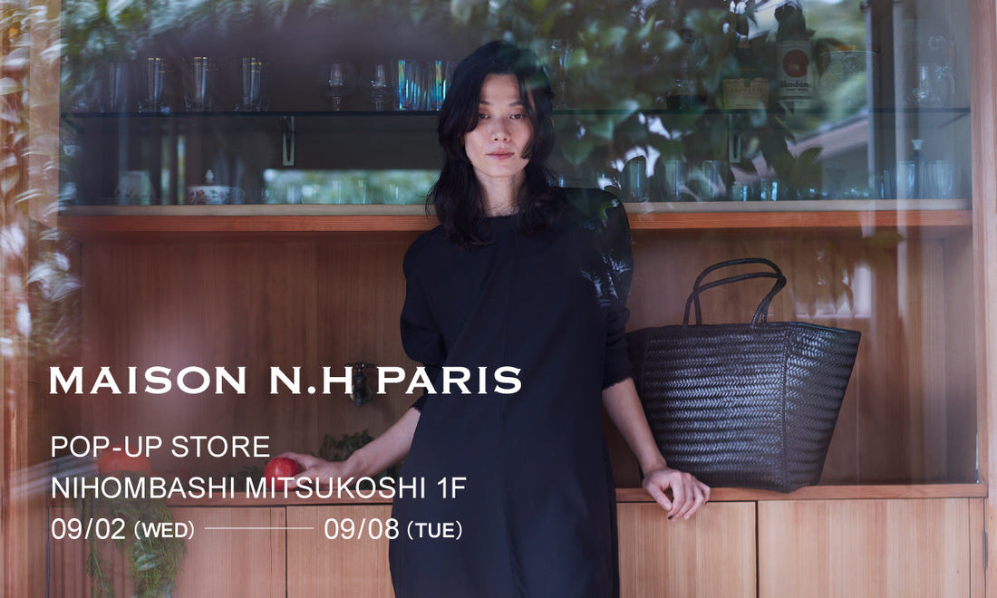 POP-UP SHOP｜日本橋三越 9/2(水)ー9/8(火) 開催のお知らせ