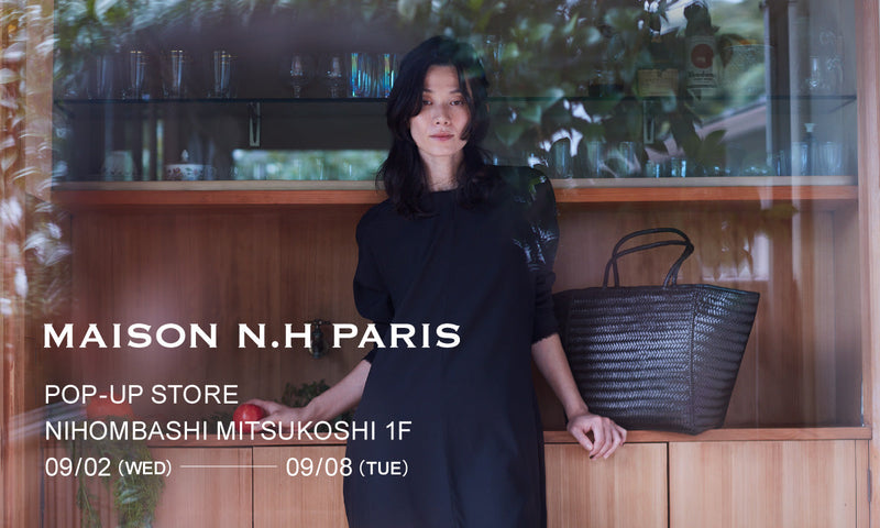 POP-UP SHOP｜日本橋三越 9/2(水)ー9/8(火) 開催のお知らせ