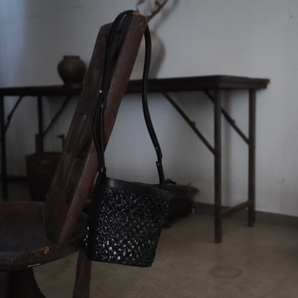 CHARLOTTE CUIR BLACK