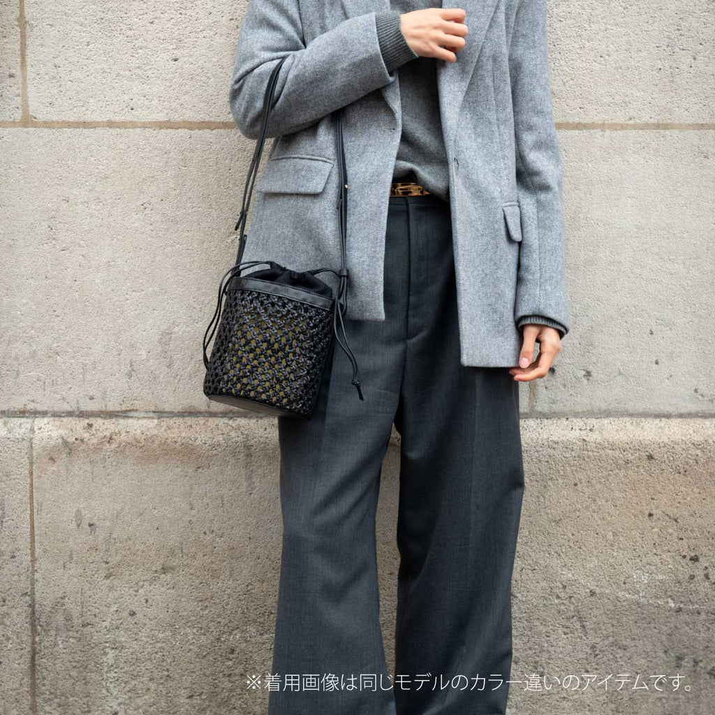 CHARLOTTE CUIR KAKI