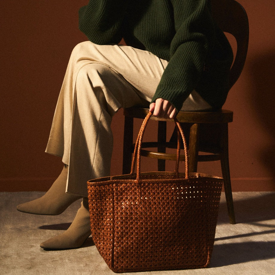 ANNETTE CUIR GRAND UMBER