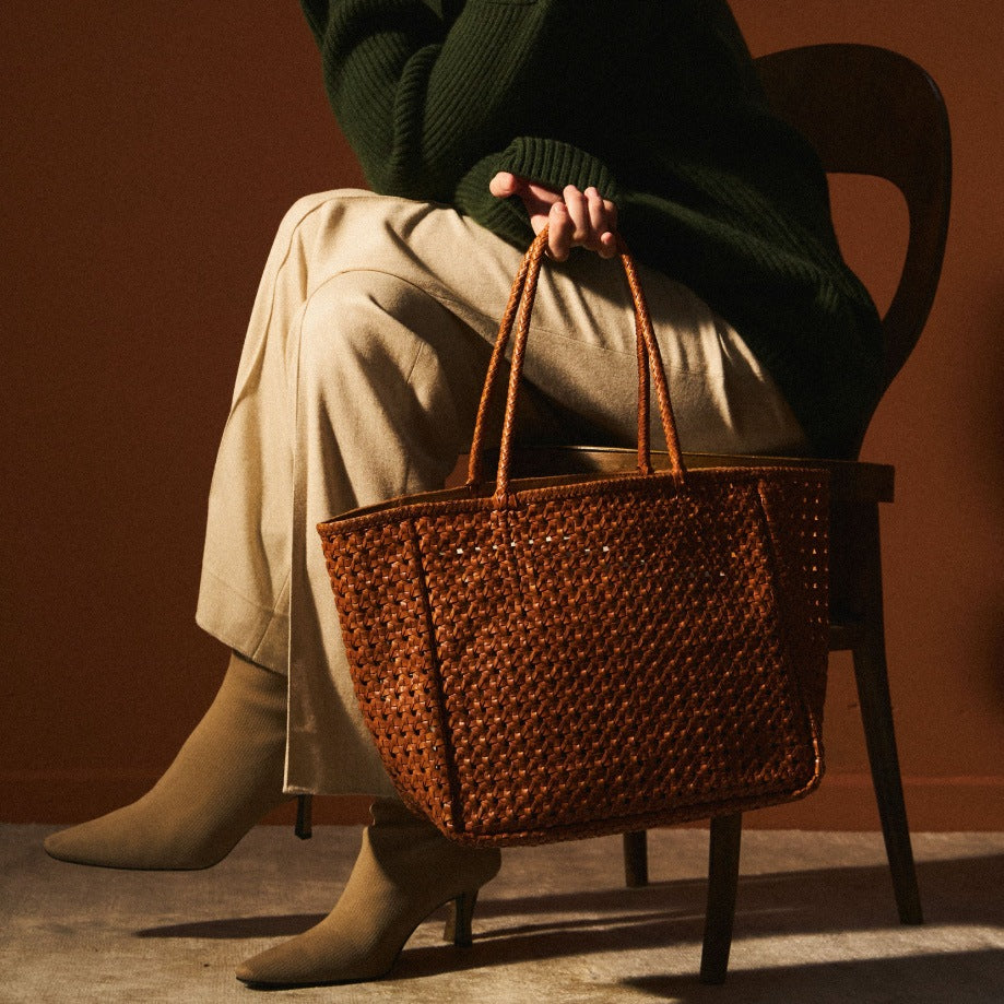 ANNETTE CUIR GRAND UMBER