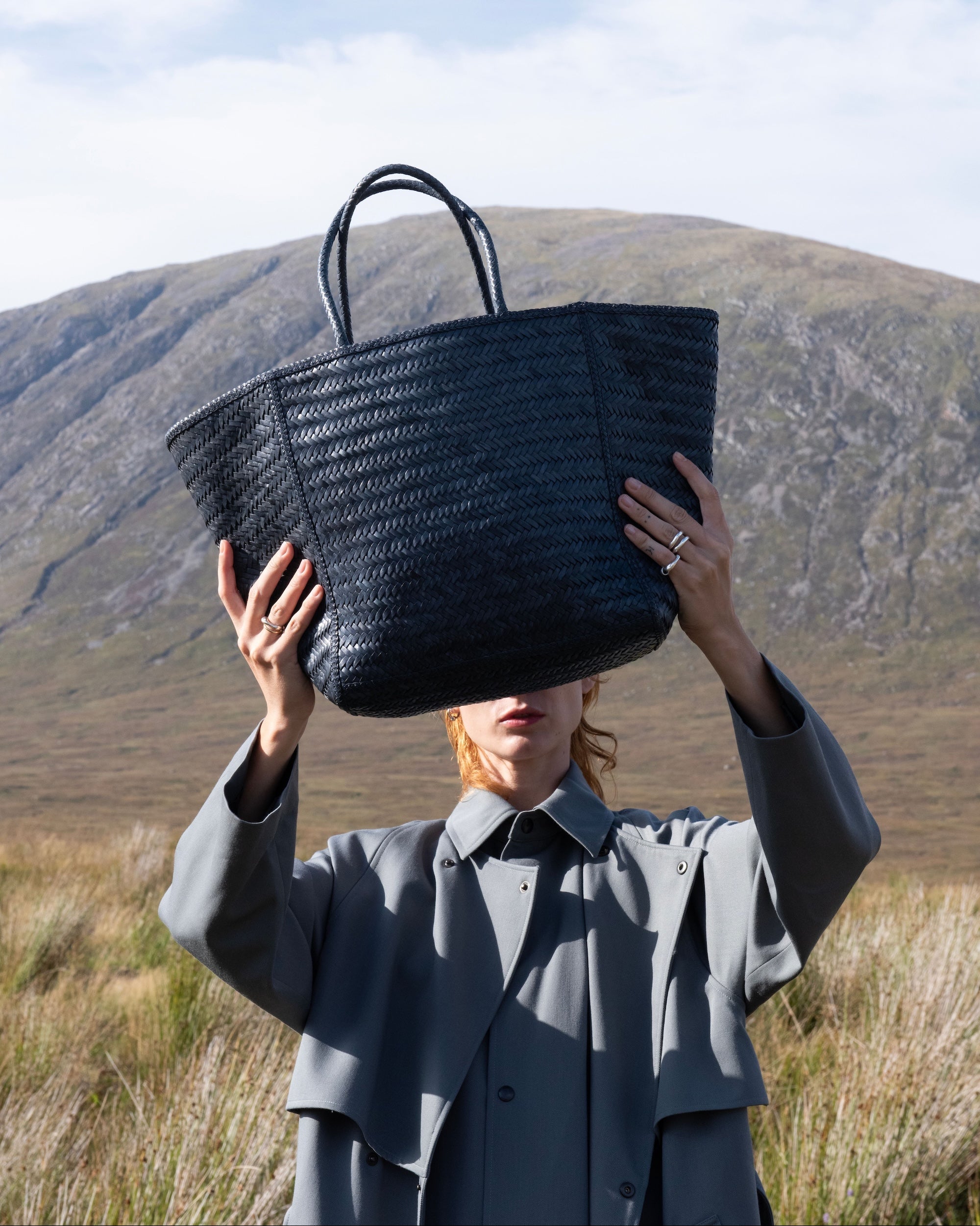 JANVIER CUIR GRAND BLACK