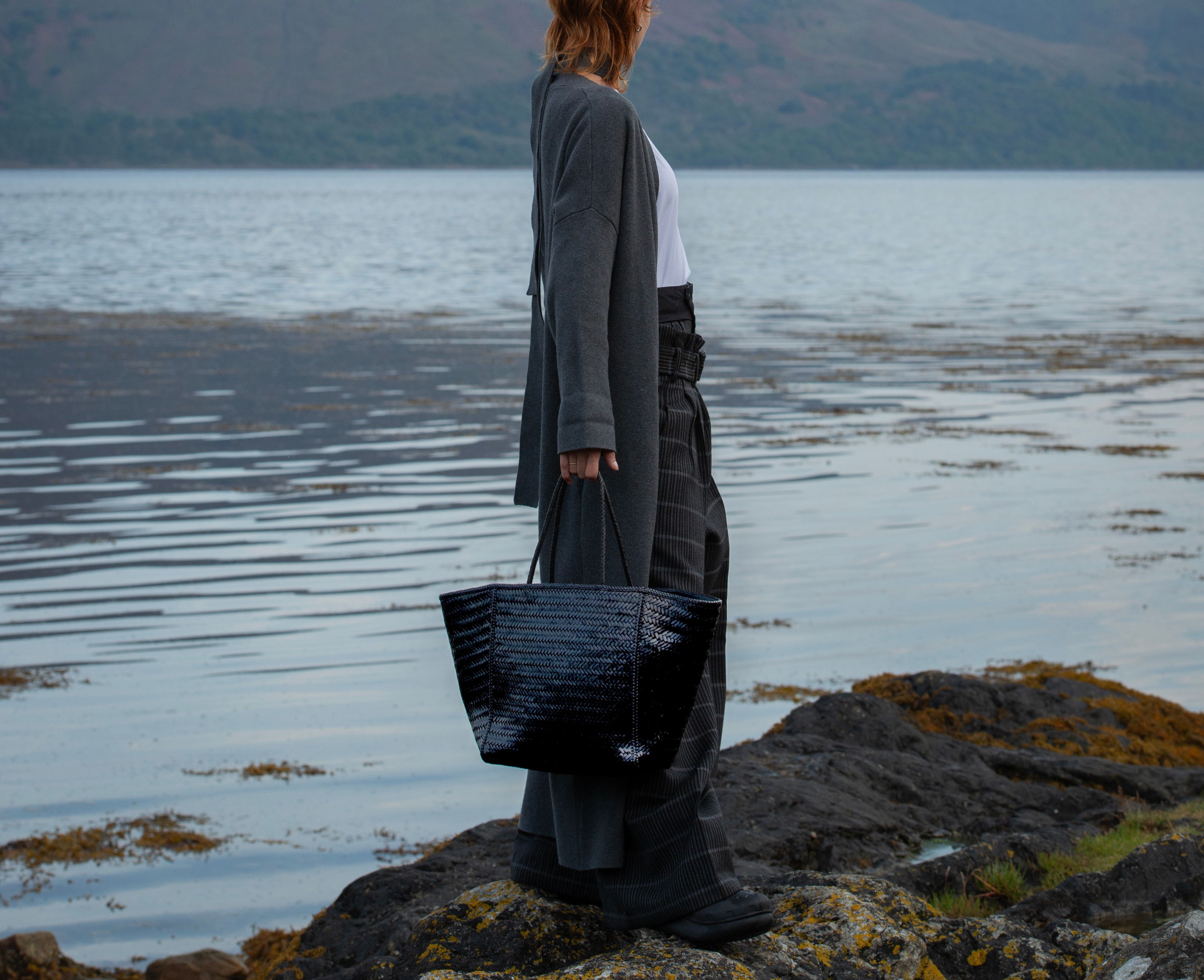 Maison N.H トートバッグ VERMEIL par iena ラフィア ブラウン 梨花さん使用 VERMEIL par iena バッグ ハンドバッグ 「MAISON N.H PARIS⁄メゾンエヌ