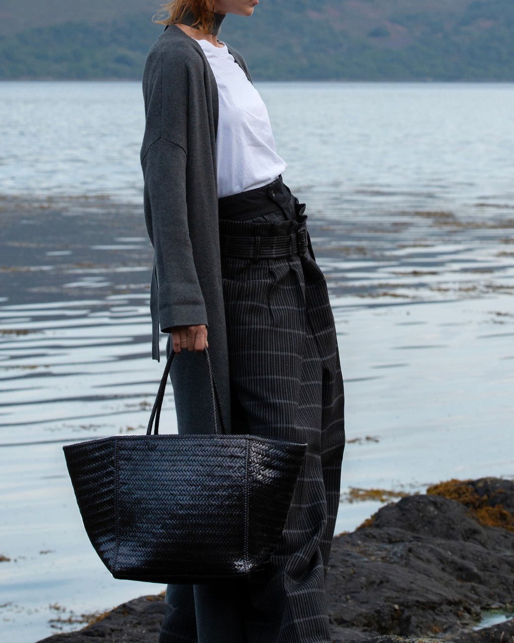 JANVIER CUIR GRAND BLACK